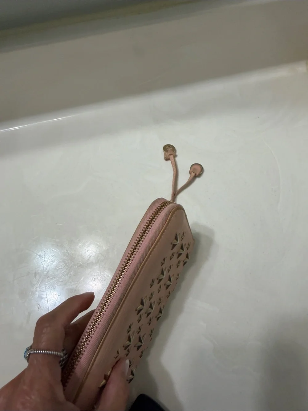 Jimmy Choo zip around